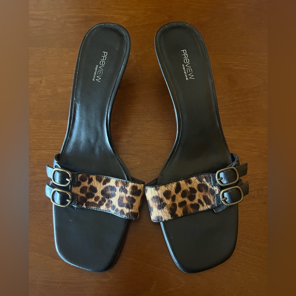 Preview (Nordstrom’s own brand) Animal print sandal